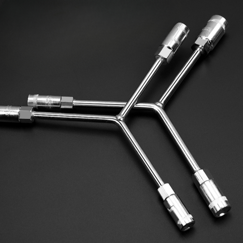 JM Y-shaped Extended Herringbone Hexagonal Socket Three Pronged Socket Wrench. 