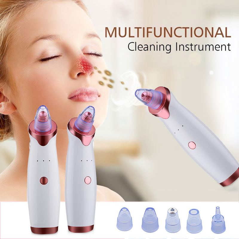 Suction Blackhead Remover Electric Vacuum Acne Extractor Pores Deeply Cleaning Tool Whitehead Multifunctional Skin Care Beauty Device. 