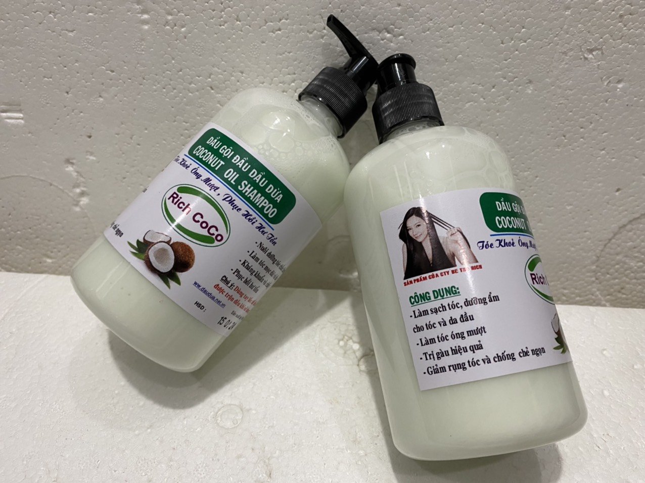 dầu gội dầu dừa 500ml-SAM LÊ SHOP