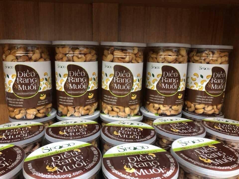 Hạt điều rang muối không vỏ lụa SFOOD