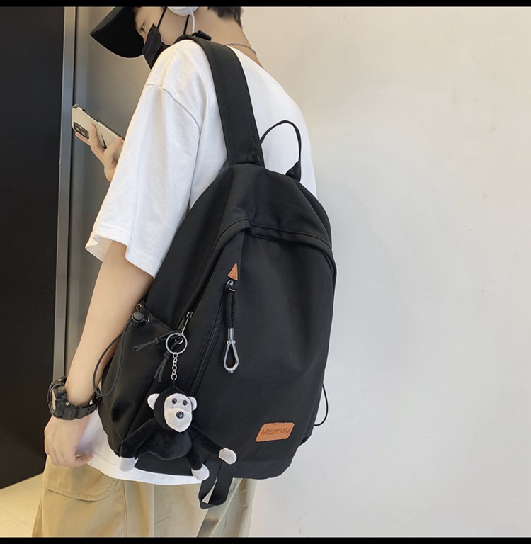 Balo ulzzang nam nữ đi học chống thấm basic bag u mengtu24