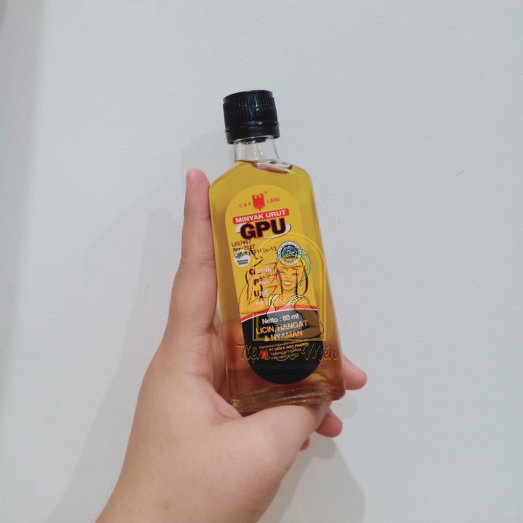 Dầu xoa bóp MINYAK URUT GPU 60ml chính hãng