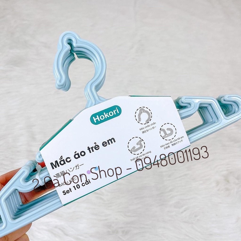 Móc nhựa Hokori phơi đồ cho bé