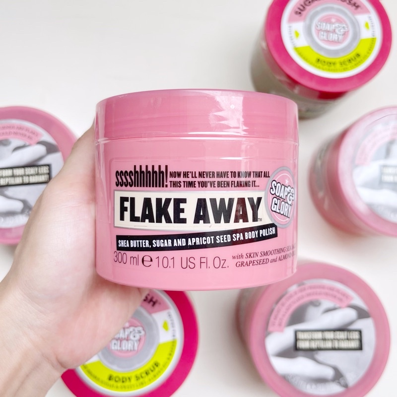Tẩy da chết toàn thân Soap & Glory 300ml UK