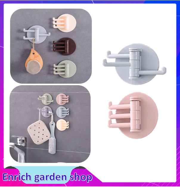Móc treo đồ dán tường 3 chấu đa năng