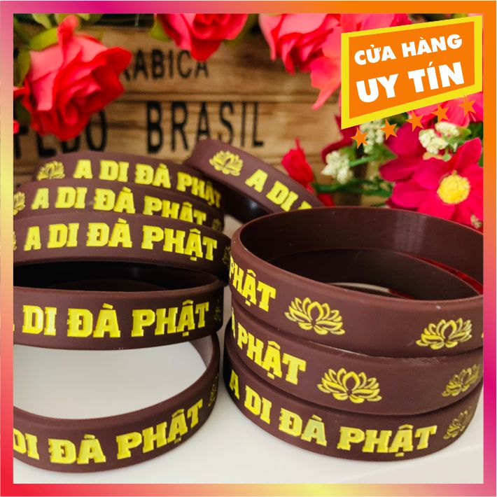 Vòng Tay Cao Su A DI ĐÀ PHẬT