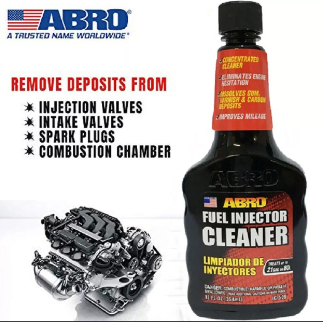 Dung Dịch Vệ Sinh Béc  XĂNG Và Hệ Thống Nhiên Liệu Abro Fuel Injector Cleaner
