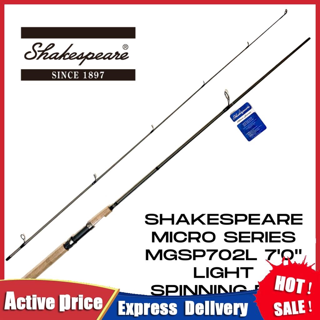 Shakespeare Micro Series MGSP702L 7'0 Light Action Spinning Fishing Rod