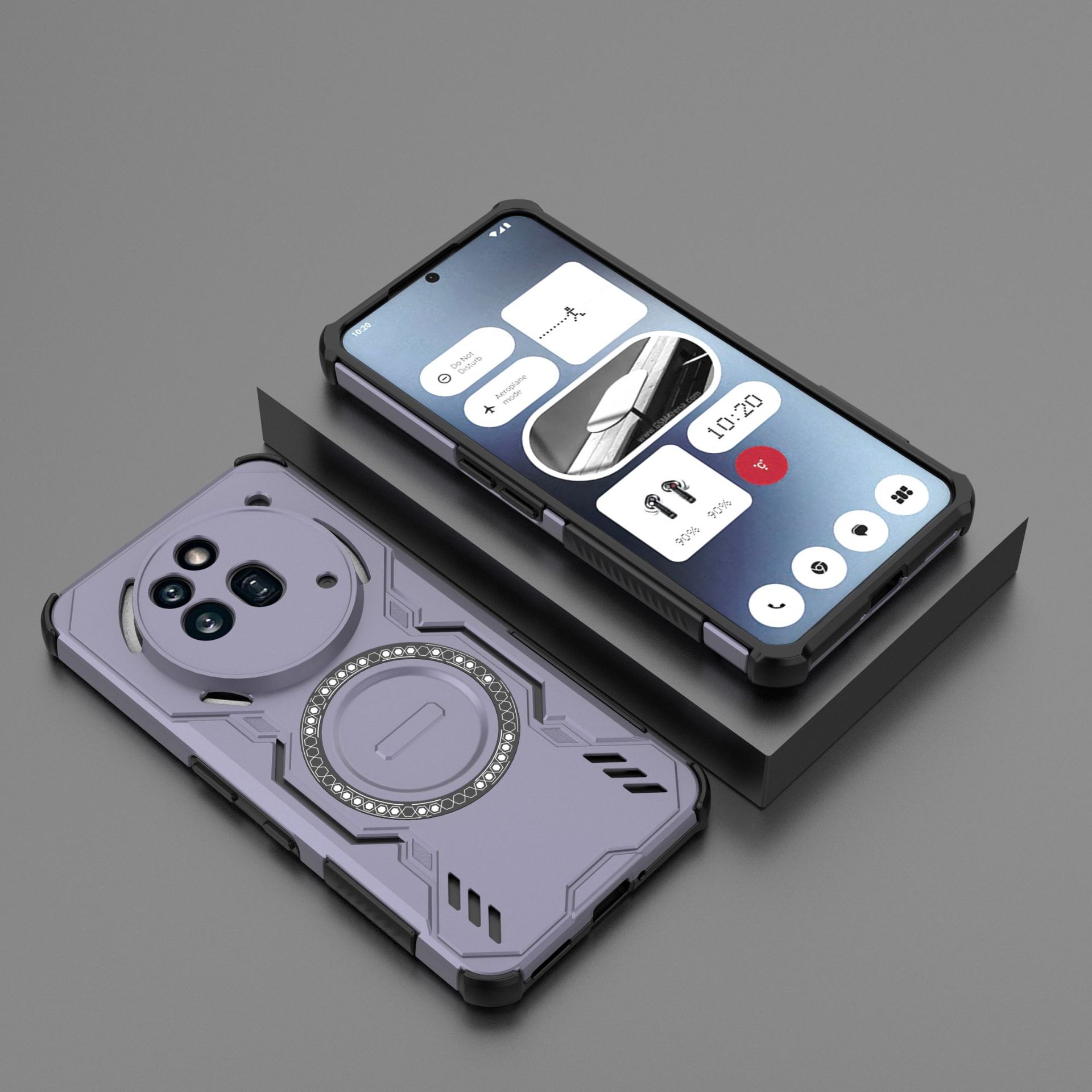Nothing Phone 3A Pro MagSafe Case,Magnetic Drop-Proof Phone Case Cover for Nothing Phone 3A Pro.