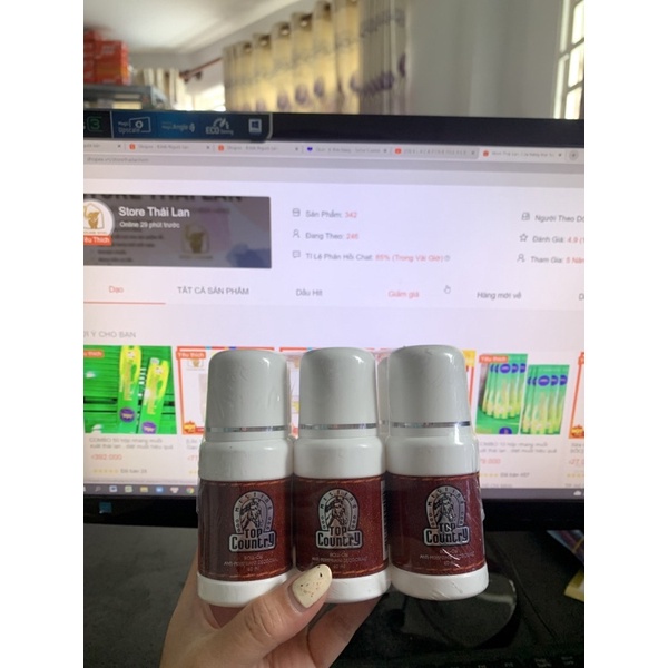 [CHÍNH HÃNG] Lăn Khử Mùi Con Ngựa Top Country 60ml