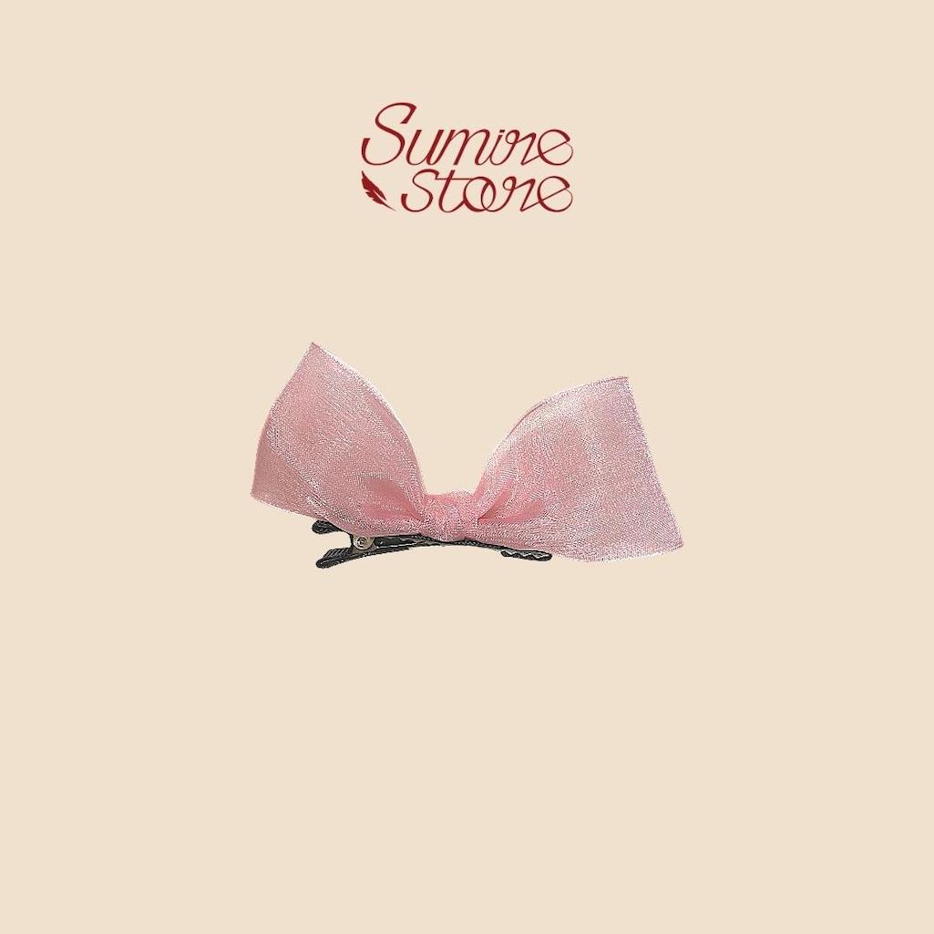 Sumire Store Kẹp tóc mái nơ - 11 màu