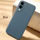 Biruiqu For VIVO Y04 Shockproof Anti Slip Soft TPU Sandstone Matte Back Case Cover. 