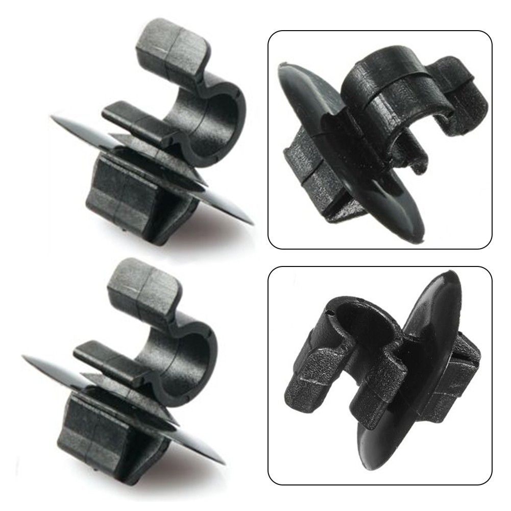 【SHARLYAUTO】 For Vivaro Clips Bonnet Stay Durable Practical Black Different Sizes