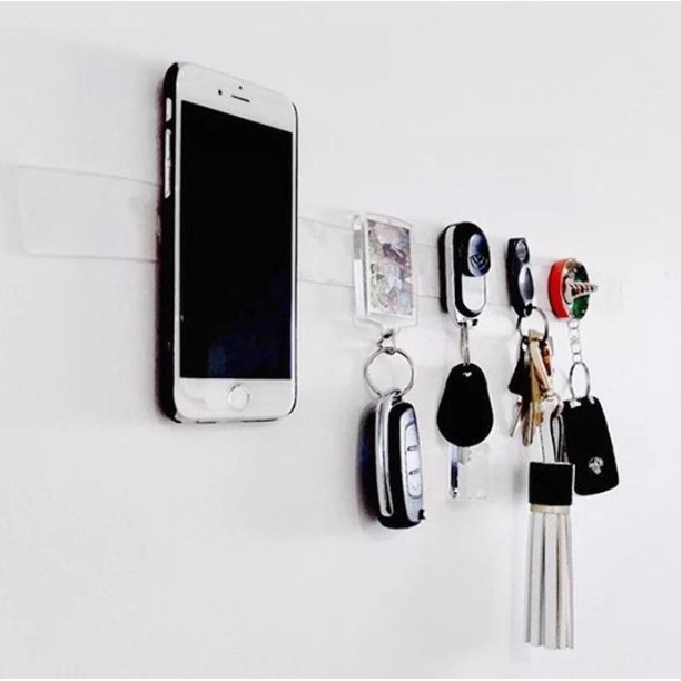Miếng Keo Silicon Trong Suốt 2 Mặt Đa Năng Dán Siêu Dính ( Băng Keo 2 Mặt 2*20cm Tái Sử Dụng Bám Tốt Trên Mọi Bề Mặt )