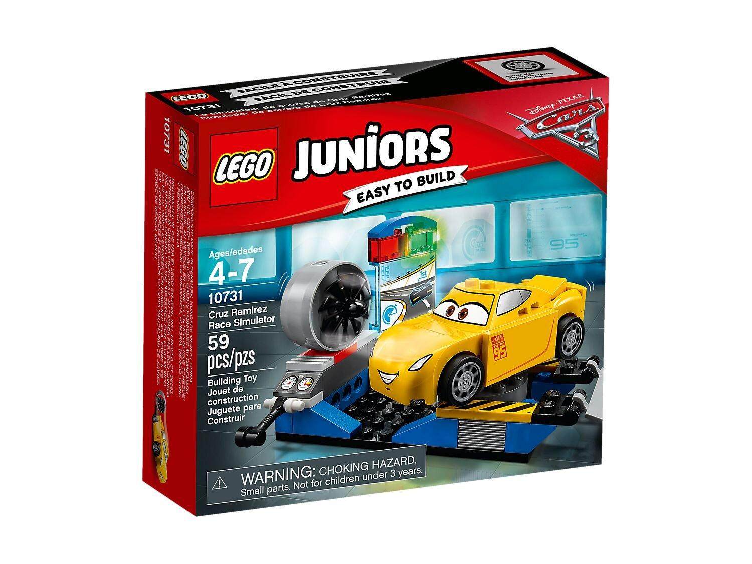 Lego® 10731 juniors cruz ramirez race simulator 59pcs 4+ đồ chơi lắp ráp lego