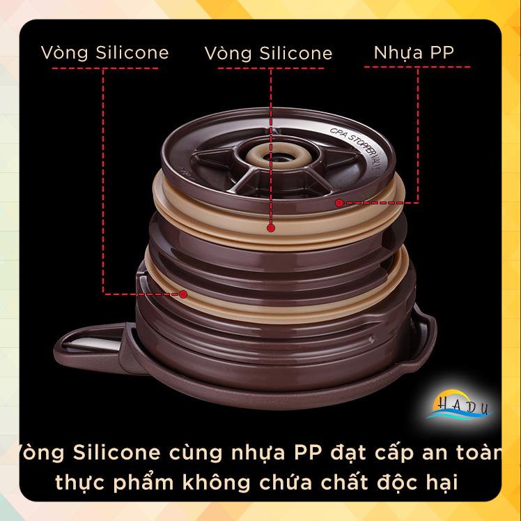 Phích Giữ Nhiệt 50 Tiếng Inox 316 SSGP 2 Lít, Bình Trà, Cafe Giữ Nóng Lạnh, Vòi Chống Bắn Nước, Tay Cầm Tiện Lợi, An Toàn Cho Gia Đình, Văn Phòng
