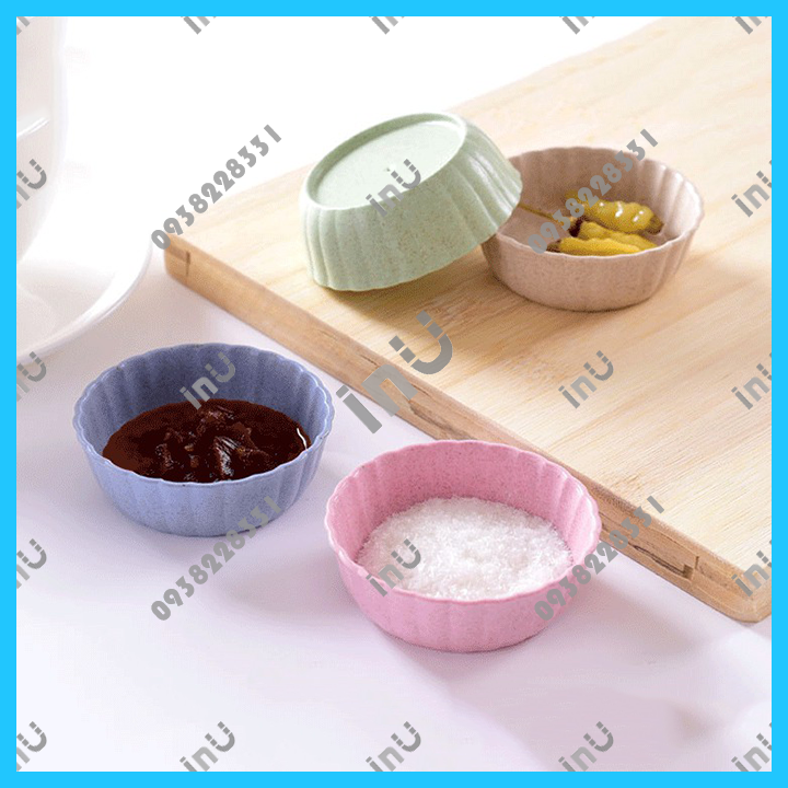 HCM - Combo 4 chén chấm nhựa lúa mì