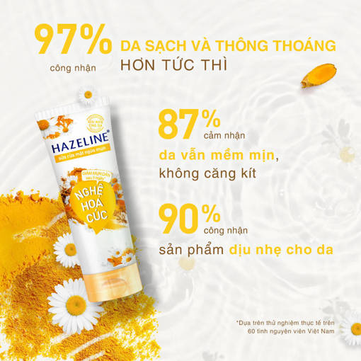 Hazeline Sữa Rửa Mặt Nghệ Hoa Cúc 100G