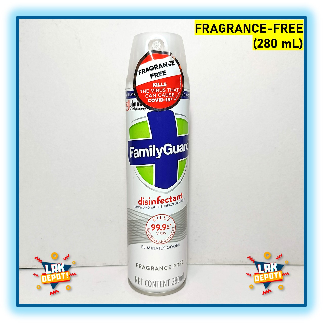 FamilyGuard Disinfectant Room & MultiSurface Spray Aerosol (Fragrance