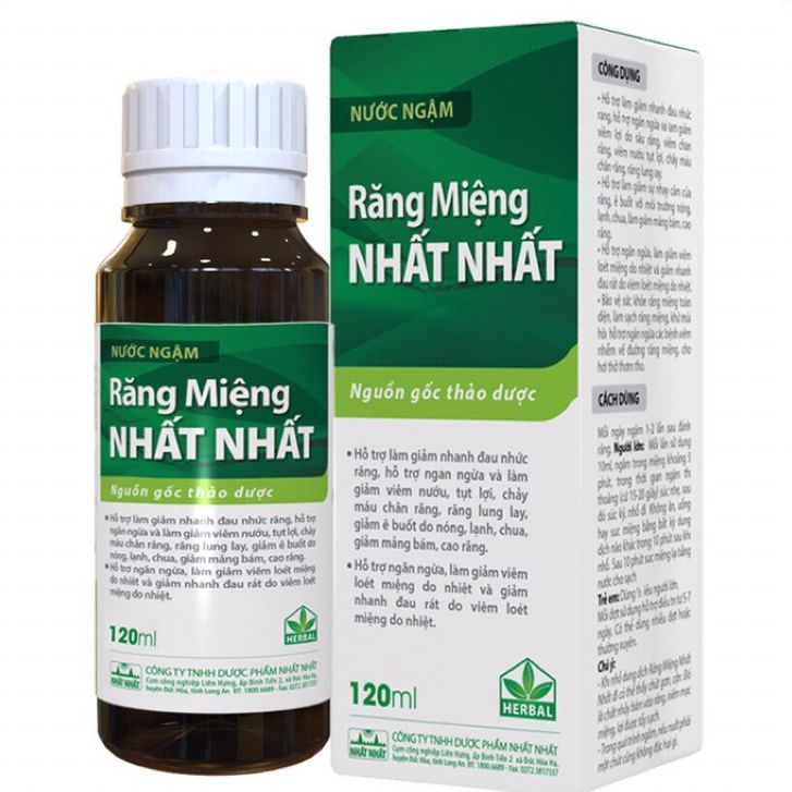 Răng Miệng Nhất Nhất chai 120ml