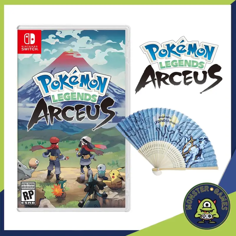ภาพหน้าปกสินค้าPokemon Legends Arceus Nintendo Switch Game แผ่นแท้มือ1   (Pokemon Legend Arceus Switch)(Pokemon Arceus Switch) จากร้าน Monster Games บน Lazada