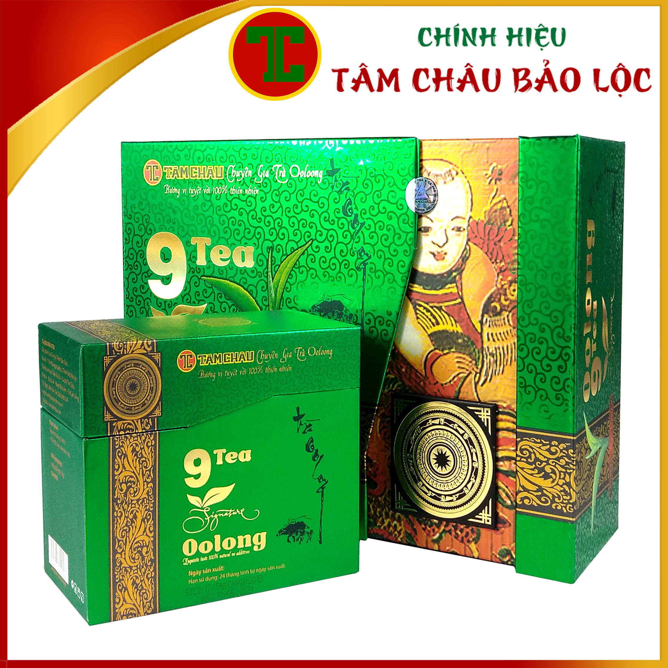 [TÂM CHÂU] Trà Oolong 9 Tea thượng hạng 320Gr