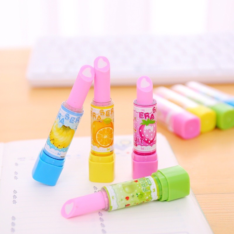Cute pattern pencil erasers