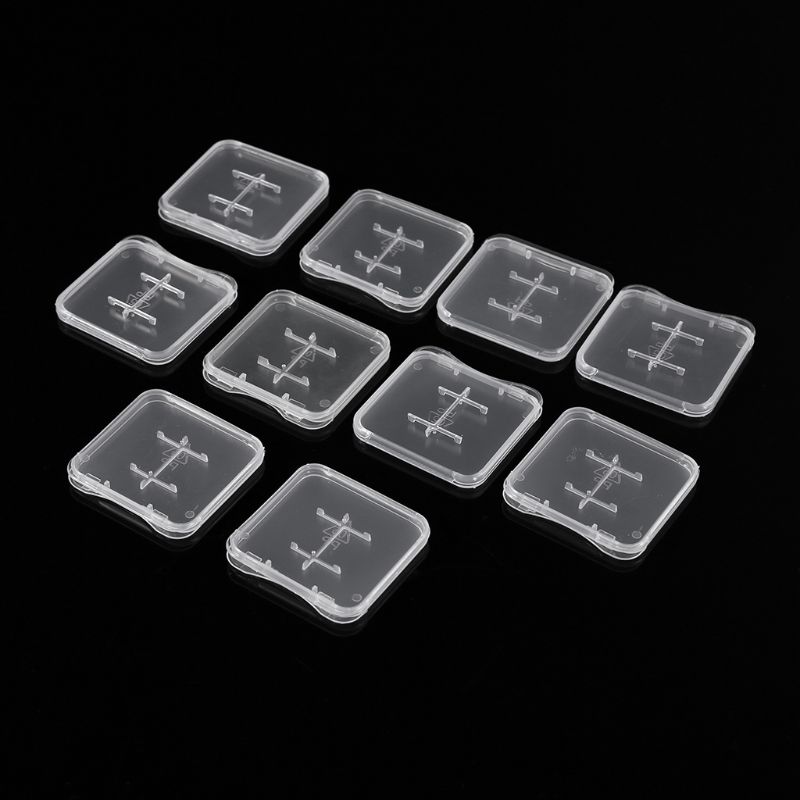 Transparent Standard Micro SD MiC TF Card Memory Card for Case Holder Box Storage Boxes