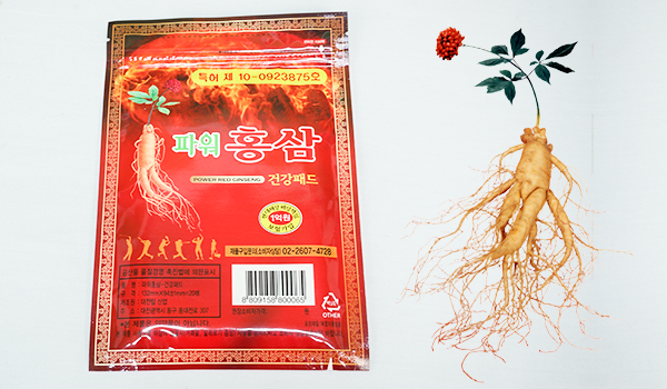 [CHÍNH HÃNG] Cao dán hồng sâm Hàn Quốc - Power Red Ginseng TÚI 20 MIẾNG