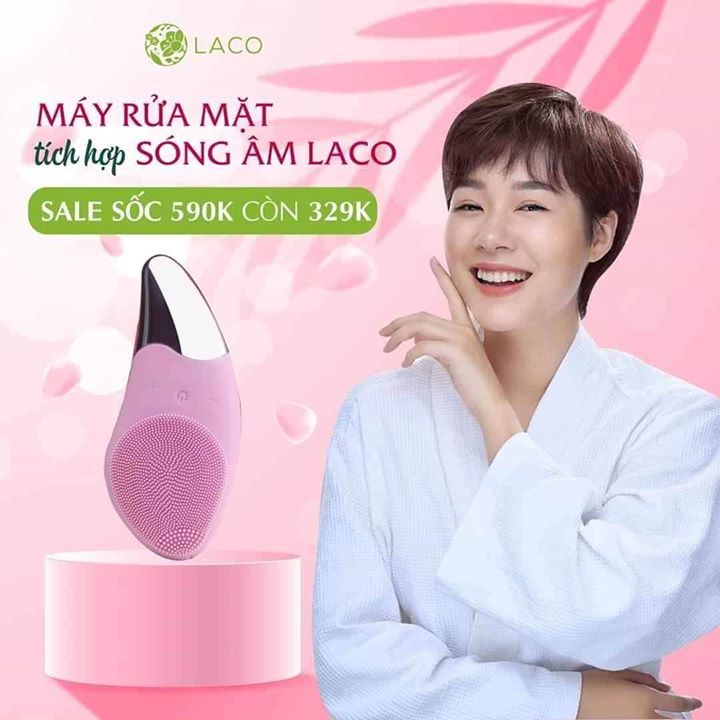 Máy rửa mặt massage, làm da mặt sáng mịn - Chất liệu silicon cao cấp mềm, sử dụng pin sạc lithium chống nước tuyệt đối, sạc 2h sử dụng 1 tuần