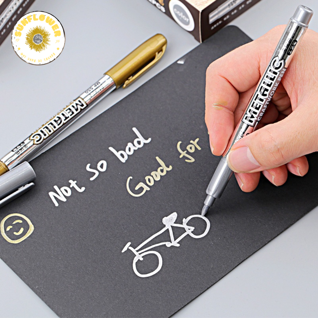 Bút Lông Màu Vàng/Bạc Ánh Kim 1.5mm-SF53