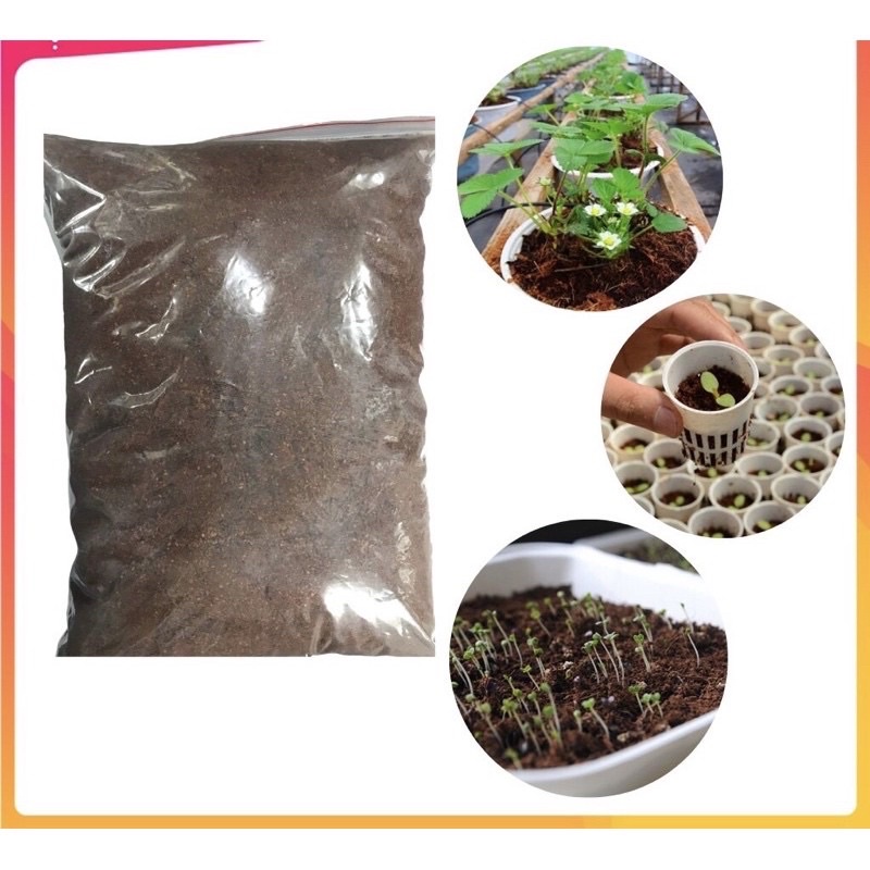Mùn cưa trồng hoa cây cảnh và địa lan(0,5kg/1gói )