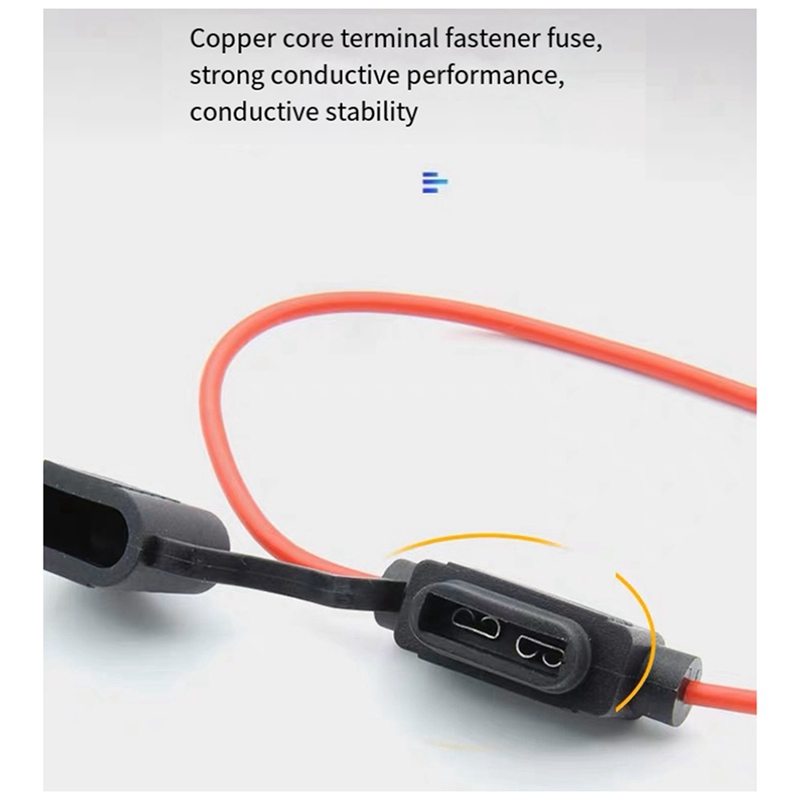 5 Piece Car Mini Blade Fuse Holder Splashproof Box Breakout Switch