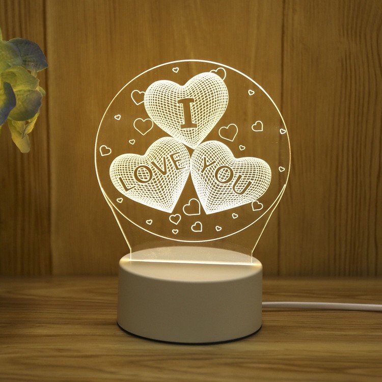 Đèn Ngủ LED 3D Nhiều Mẫu Siêu Xinh