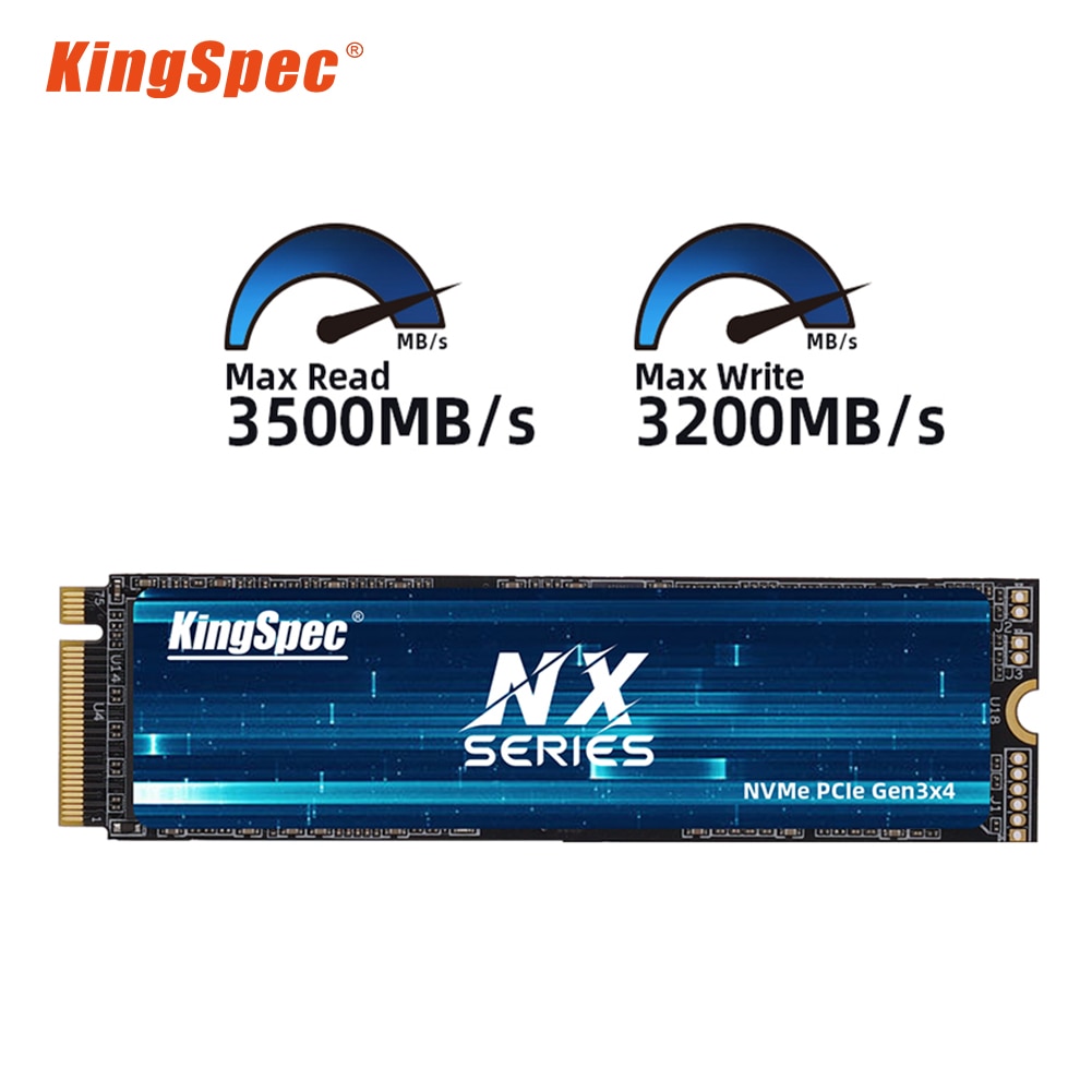 Kingspec m2 nvme ssd 128gb 256gb 512gb 1tb 2tb ssd speed 3400mb/s m.2 pcie 3.0 disk solid state drives nvme for notebook desktop