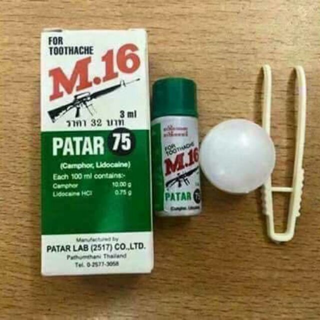 [HCM]Dầu bôi sâu răng M.16 Thái lan