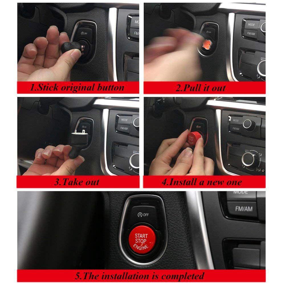 Start Stop Button Push Button Ignition Switch for BMW 1 2 3 4 5 6 7