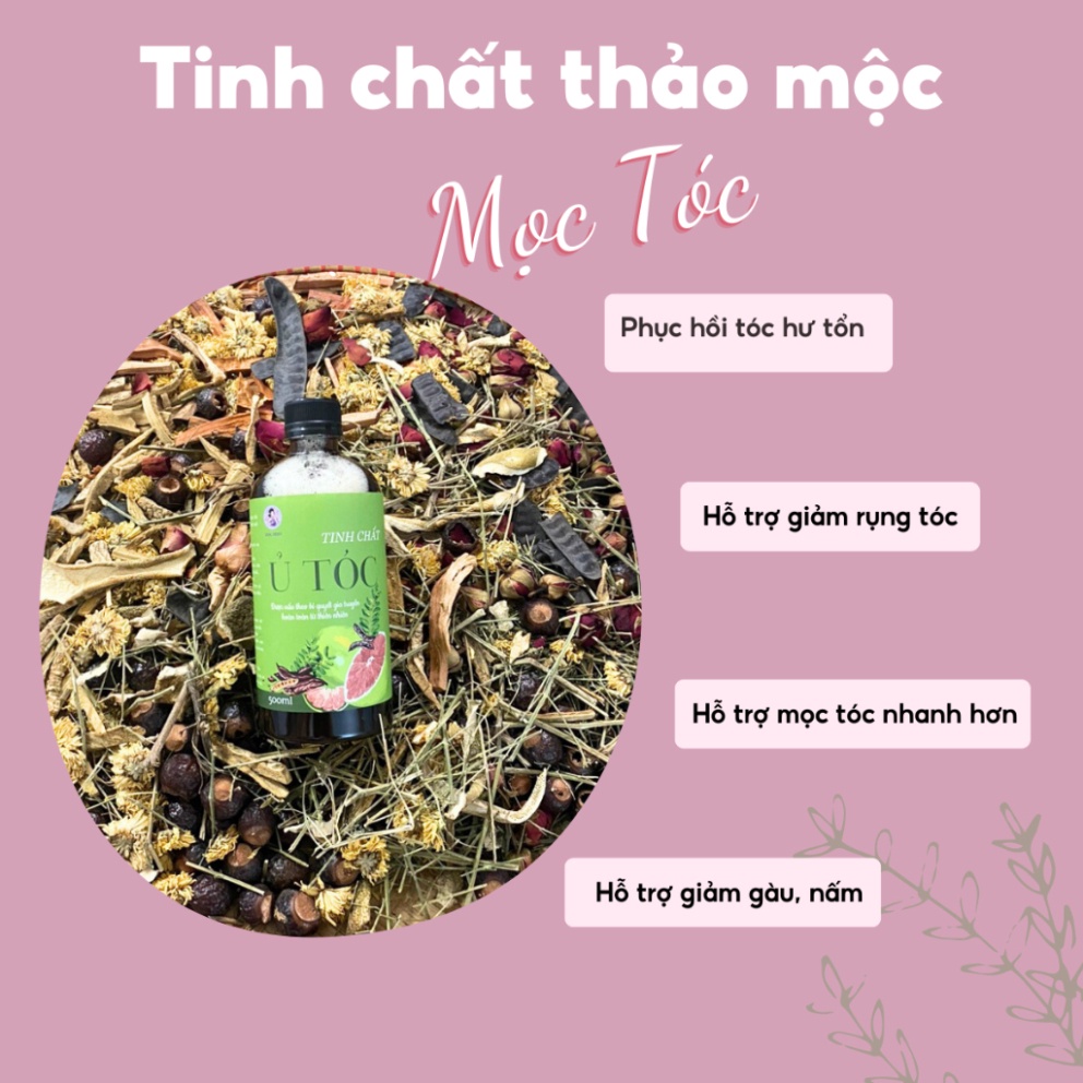 Tinh chất thảo mộc mọc tóc Mộc Nhan - Chai 500ml