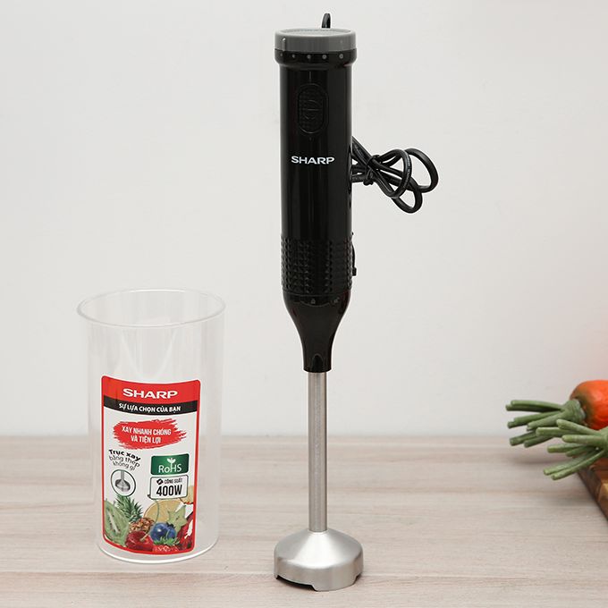 Máy xay sinh tố cầm tay Sharp EM-H074SV-BK