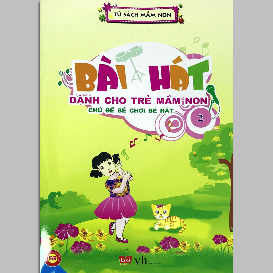 Sách Bài hát dành cho trẻ mầm non (Chủ đề: bản thân - Tập 2, bé chơi bé hát - Tập 2, thiên nhiên đất nước - Tập 2) - Lẻ tùy chọn