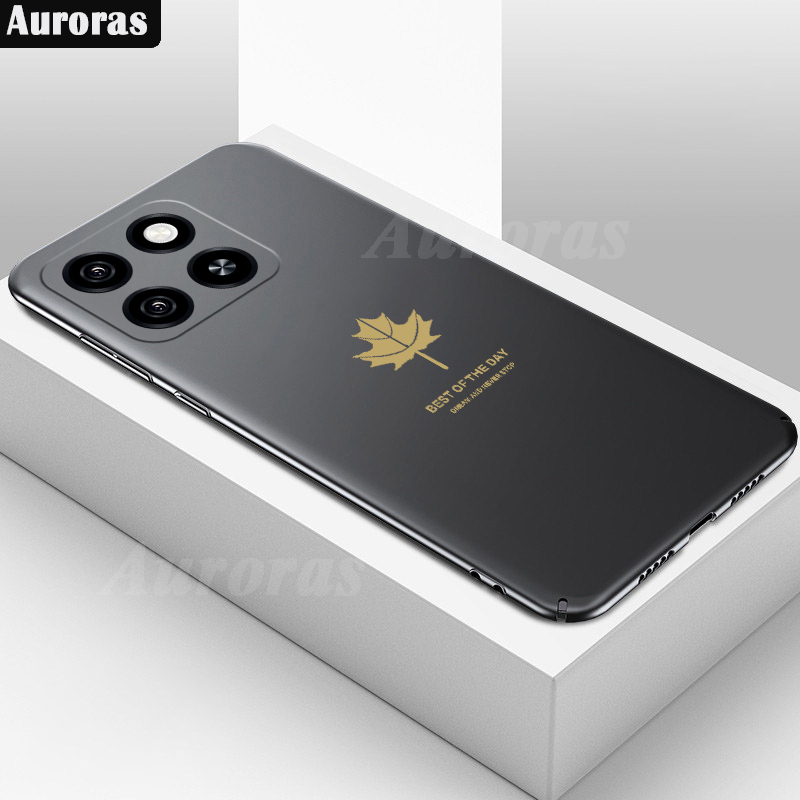 For ZTE Blade A35 A55 Phone case Shining Maple Leaves Design Soft Cover For ZTE Blade A55 A35 Cover casing HP.