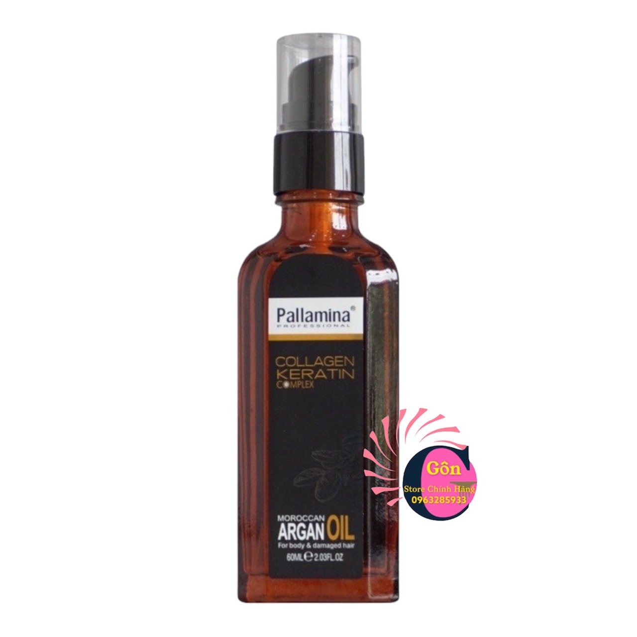 Tinh Dầu Dưỡng Tóc Pallamina Collagen Keratin Complex 60ml