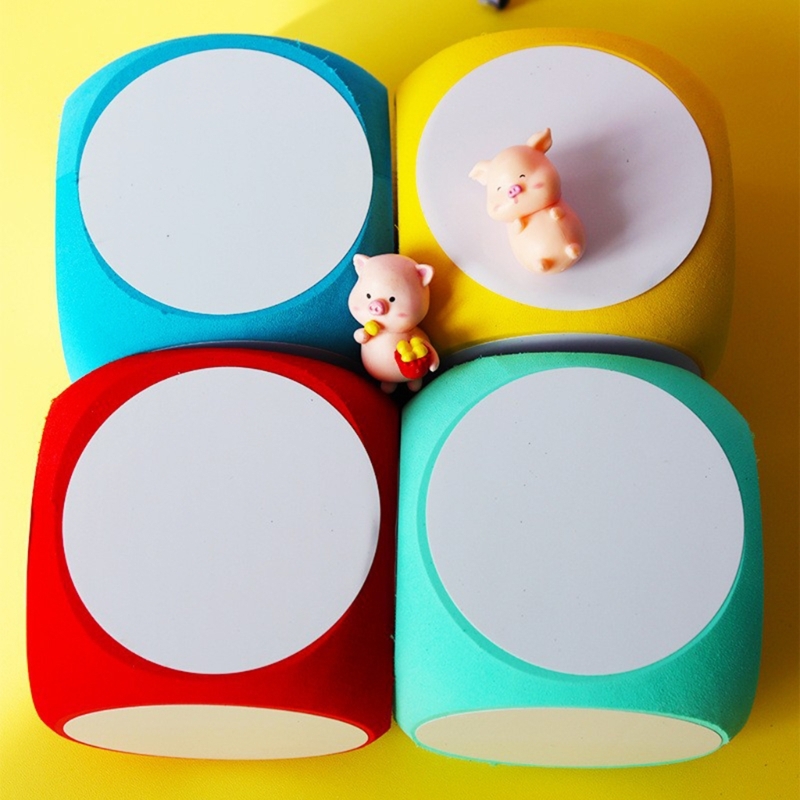 4x4 inch đa năng bảng trắng DICE giáo dục Cube Dice tẩy khô Cube viết trên lau Off tẩy khô Cục củ DICE