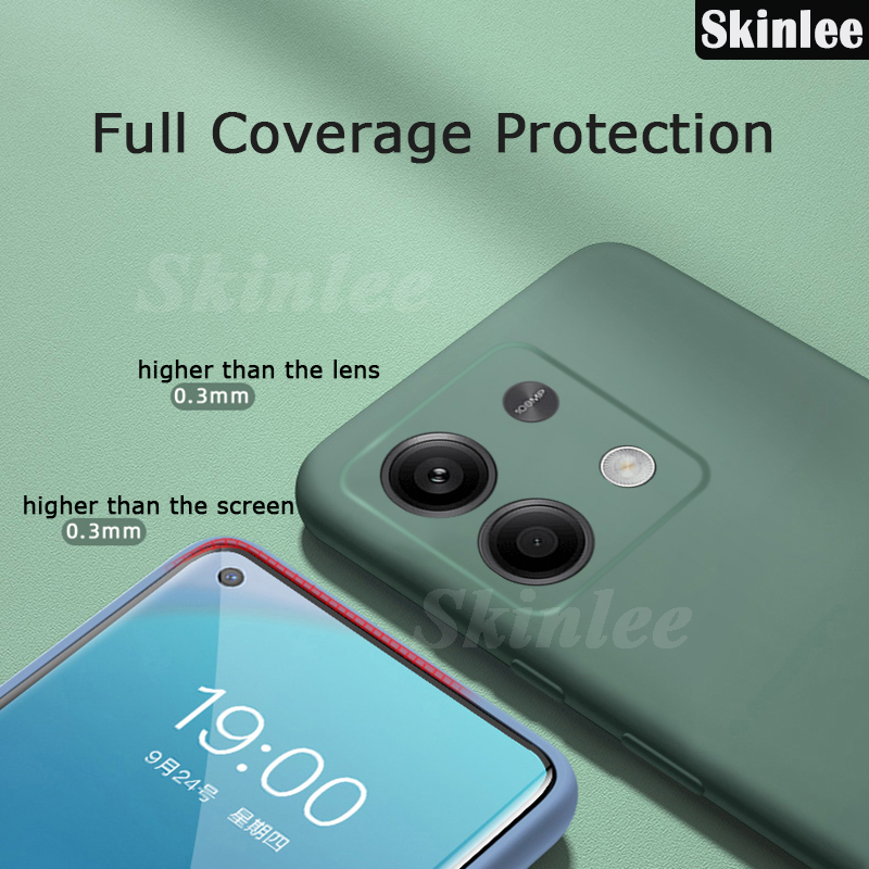 Phone case For Redmi Note 13R Pro Back cover Soft Liquid Skin friendly Silicone Rubber Environmentally Cover For Xiaomi Poco X6 NEO Cover cases.