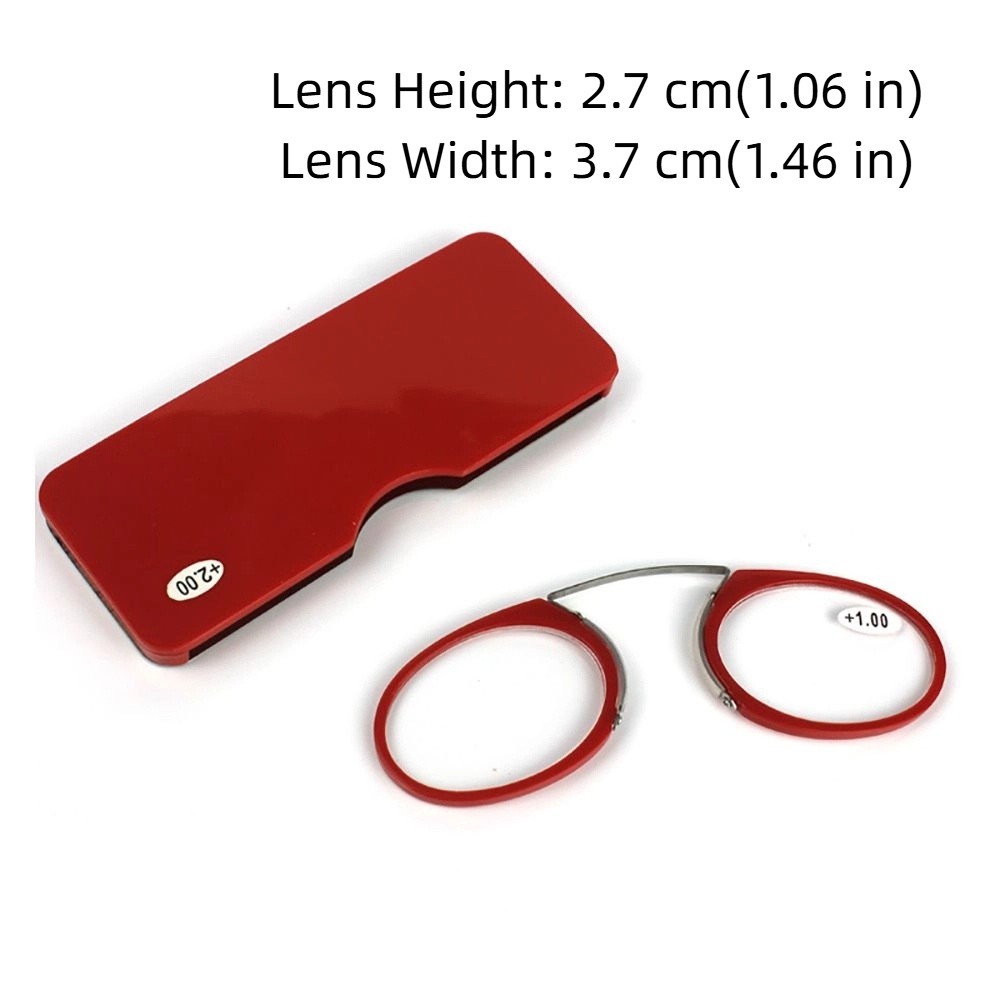 Fashion Retro With Boxes Female Male Metal Presbyopic Glasses Nose Clip  Reading Glasses Hyperopia Eyewear Glasses | Daraz.com.bd