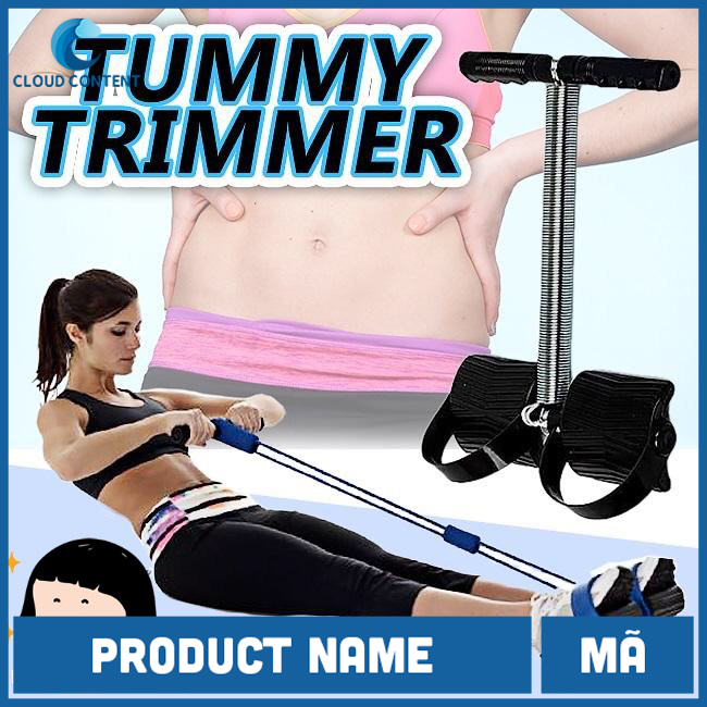 Dụng cụ tập thể dục tummy trimmer giảm mỡ bụng - dụng cụ tập thể dục toàn thân - dây kéo lò xo tập tay bụng cho nam và nữ -