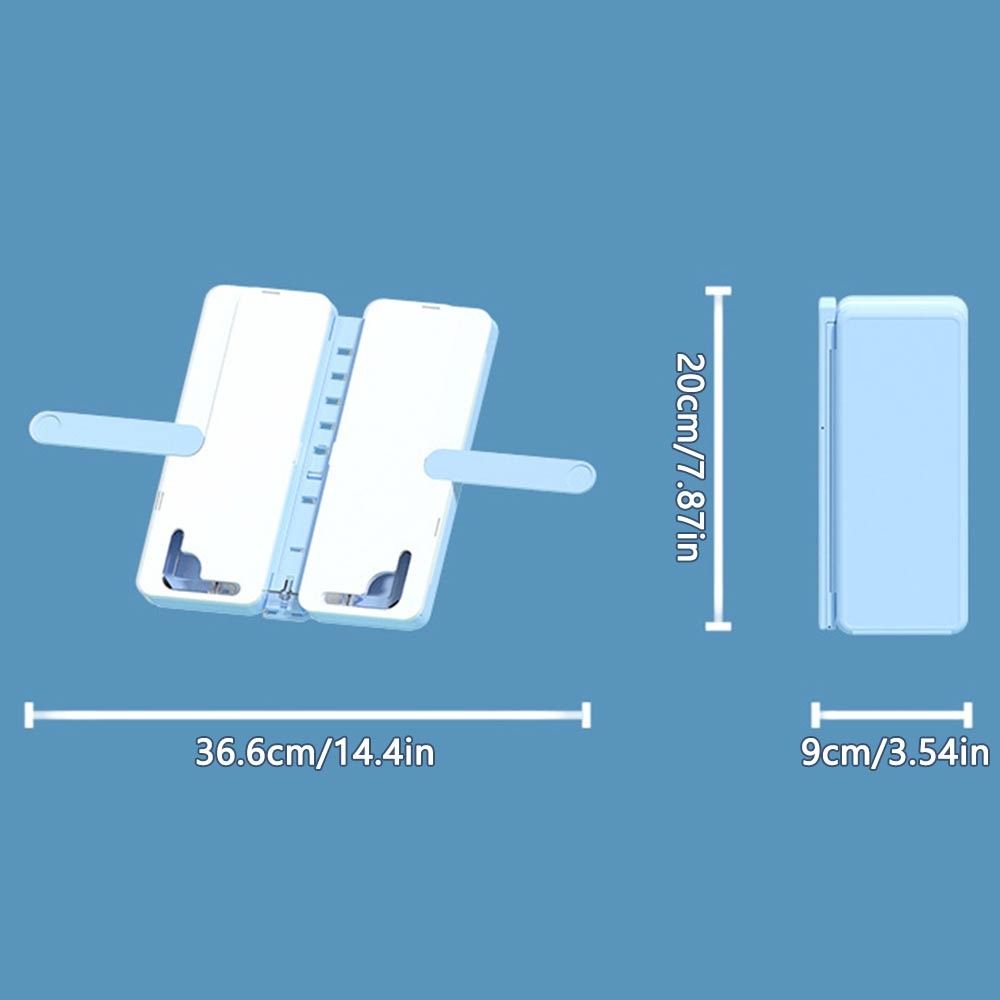 Str6177 xách tay có thể điều chỉnh đọc sách kệ sách Giá đỡ sách bút trường hợp lưu trữ bằng văn bản Bracket với clip