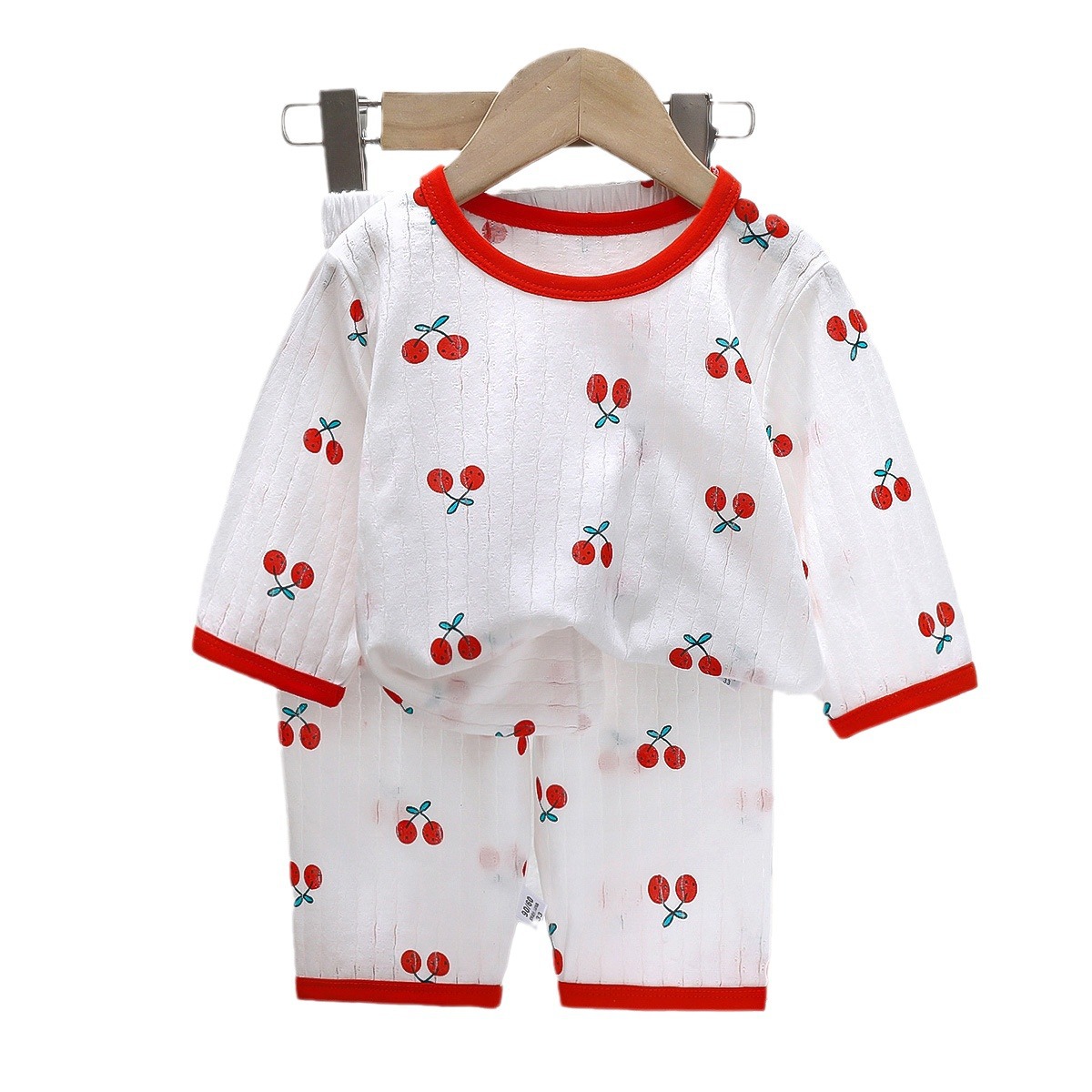 【Trending in Fashion】 Children's Pajamas Home Clothes Set 100 Cotton Summer New Boys' Air-conditioned Clothes Girls' Clothes Summer Children's Clothes.
