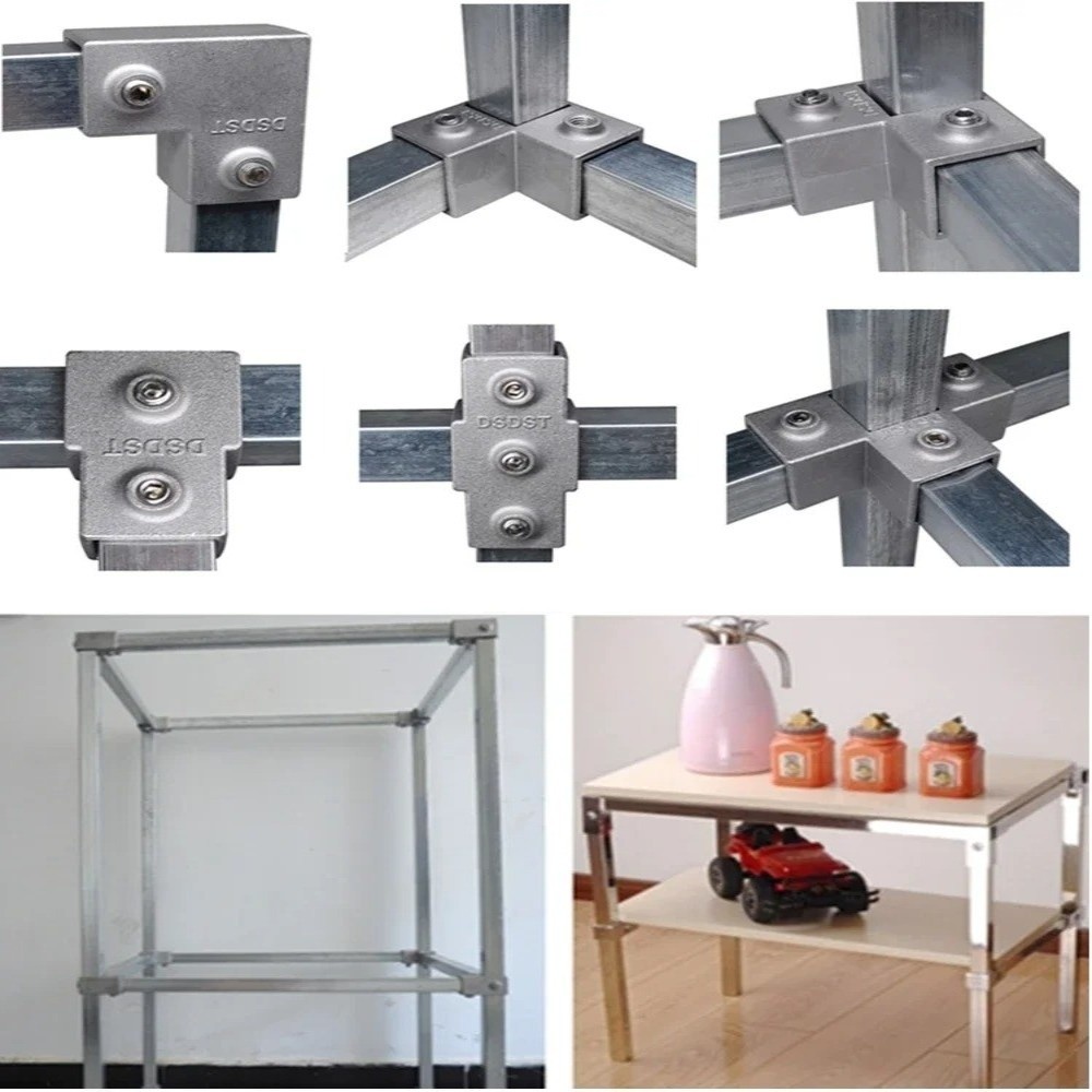 Elbow Rak Rack 20x20mm Square Tube 30mmx30mm 25x25mm Aluminum Alloy Elbow ...