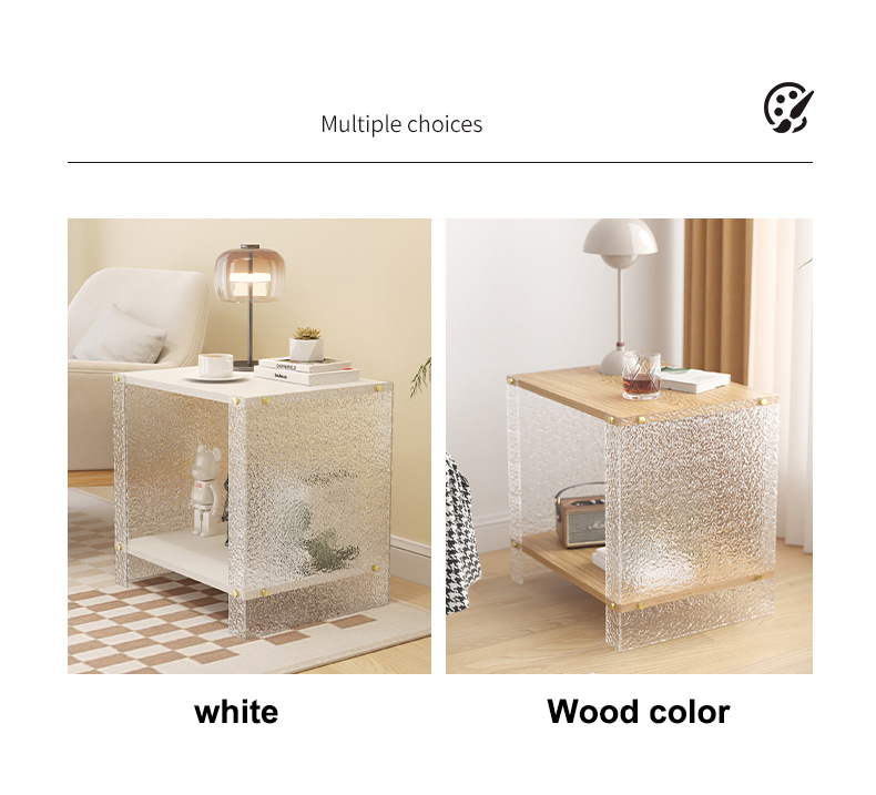 Tea table, living room table, sofa table, center table, Bedside table, sofa center table, coffee table, sofa table Acrylic table, minimalist living room table, 2-story coffee table, 2-story reception table, modern style, sofa table, minimalist style table
